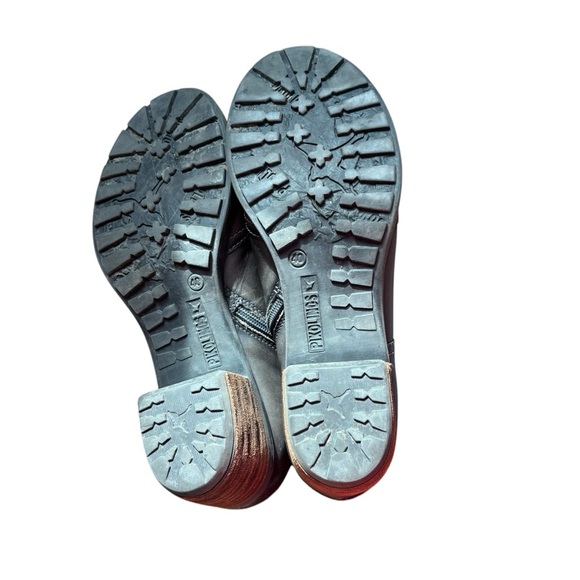 Pikolinos Le Mans Leather Ankle Booties Zip Up In Brown/Green Women’s Size 40 - Picture 6 of 8